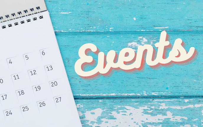 Symbolischer Terminkalender für Events