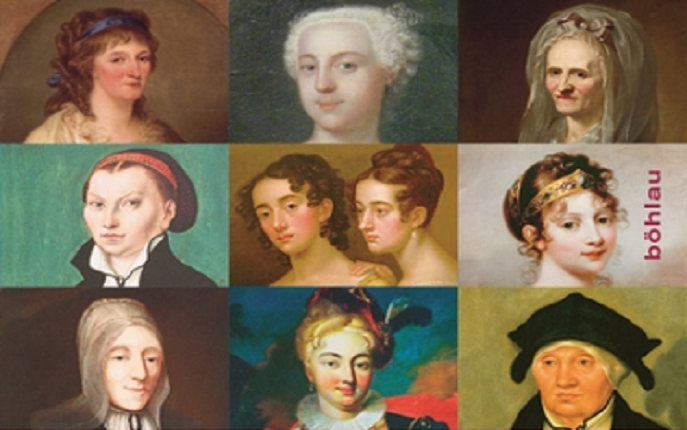 Portraits von 9 starken Frauen aus einem Geschichtslexikon