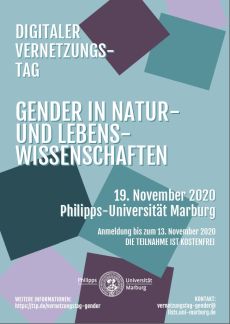 Digitaler Vernetzungstag: Gender in Natur- und Lebenswissenschaft 